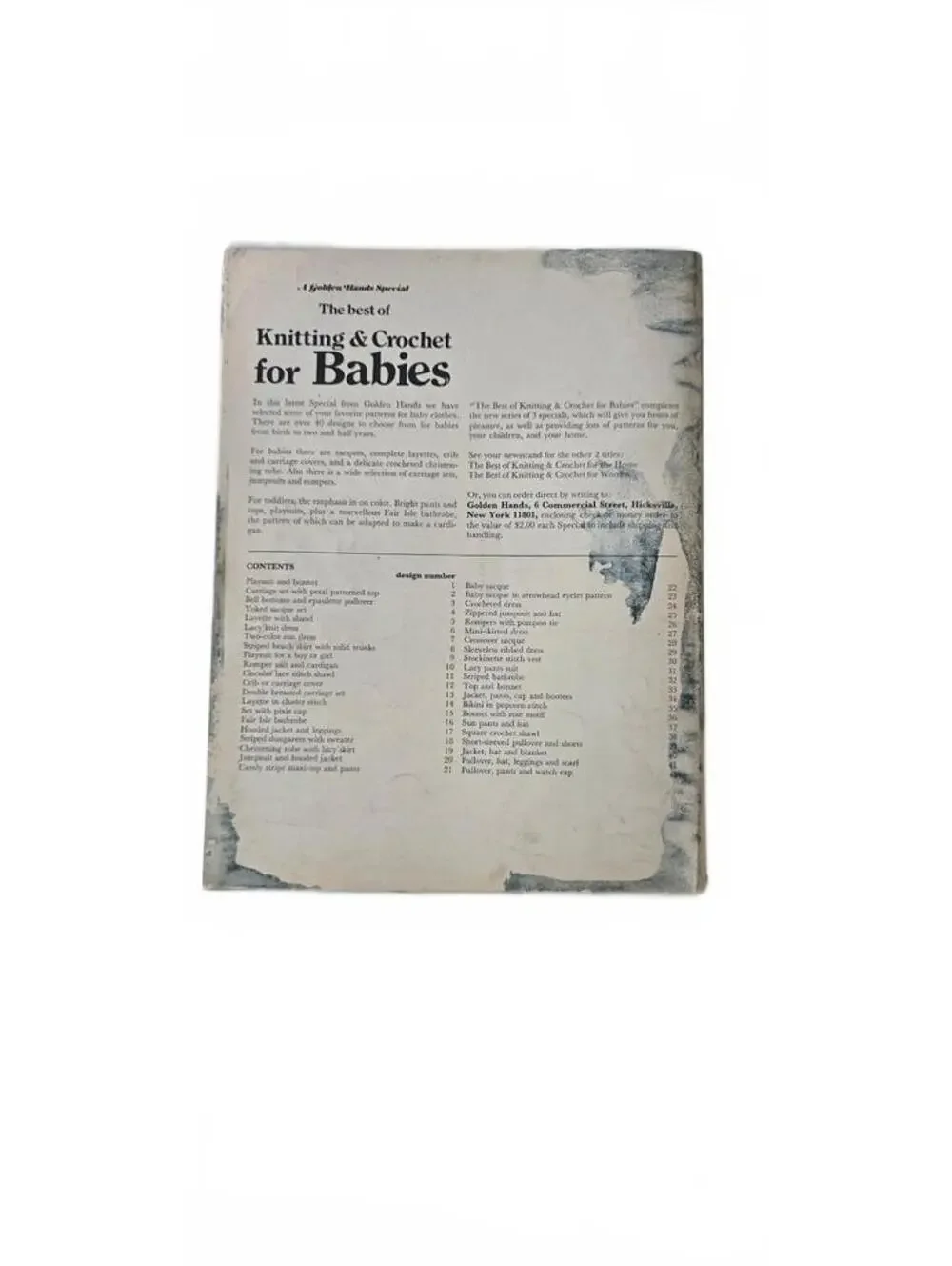 The Best of Knitting & Crochet for Babies - Vintage Craft Book